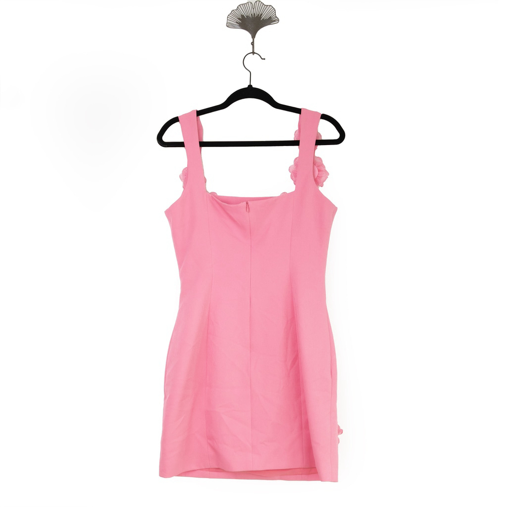 NWT Elliatt Trompe 3D Flower Detail Mini Dress Pink $200 - Size M - Picture 9 of 13
